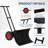 Double Rod Snow Shovel Pusher, with Wheels-120232454