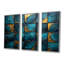 Carreaux émeraude et bleu Highland Tartan Tiles II - Boho Tiles-107183236-107183228