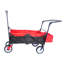 Chariot utilitaire d'extérieur pliable pliable, chariot de jardin portatif pliant robuste, porte-gobelet, poignées réglables-118504467-118504465