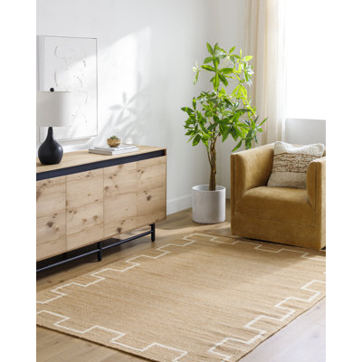 Jerrylene Flatweave Wool Moroccan Indoor Rug