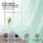 Cheala Solid Sheer Curtains for Living Room and Bedroom 54"W x 84"L Window Sheers Window Drapes-1636037702