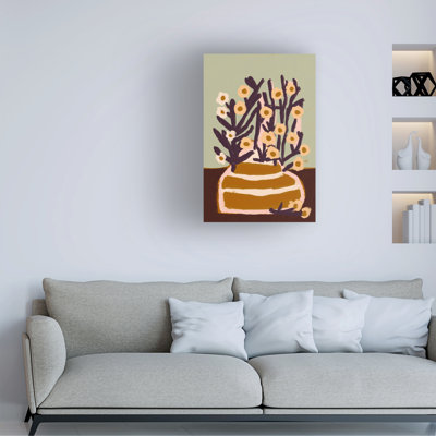 Treechild  Pastel Flower Impression No 6 Canvas Art