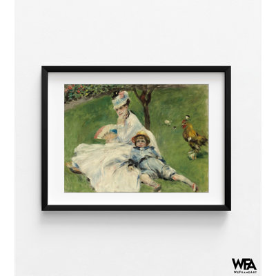 Idée de cadeau de maternité, art mural de bureau de nouvelle maman, art mural pour entrée de refuge pour femmes, reproduction d'art classique Renoir pour la décoration intérieure
