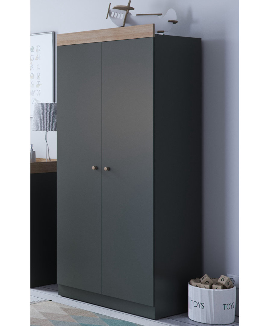 2 Door Manufactured Wood Wardrobe