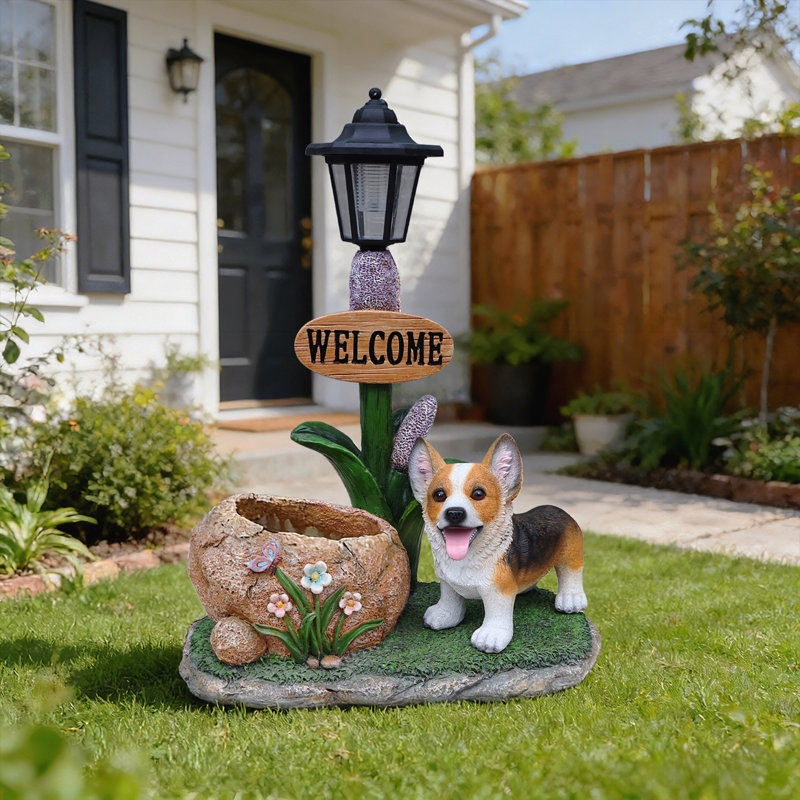 Jardinière Corgi Dog
