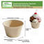 Tasse à portion compostable EcoQualité 2Oz sans couvercle - Condiments et échantillons Soufflé jetable biodégradable à portion unique - Pour les restaurants, la restauration et les mets à emporter (2500)