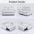 Multi-Functional 65.7" Adjustable Sofa Bed with Pull-Out Sleeper, 2 Soft Pillows and 2 Cup Holders-114472362