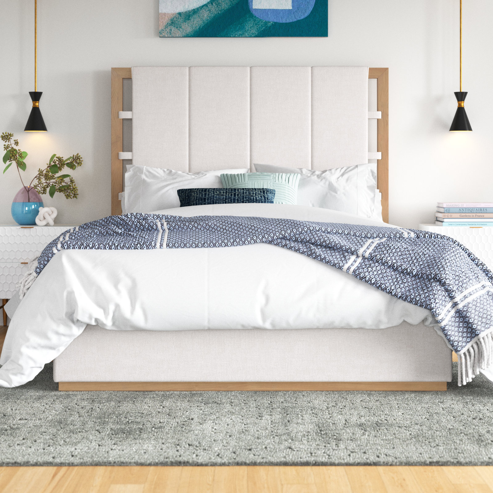 AllModern Pava King Upholstered Standard Bed & Reviews - Wayfair Canada