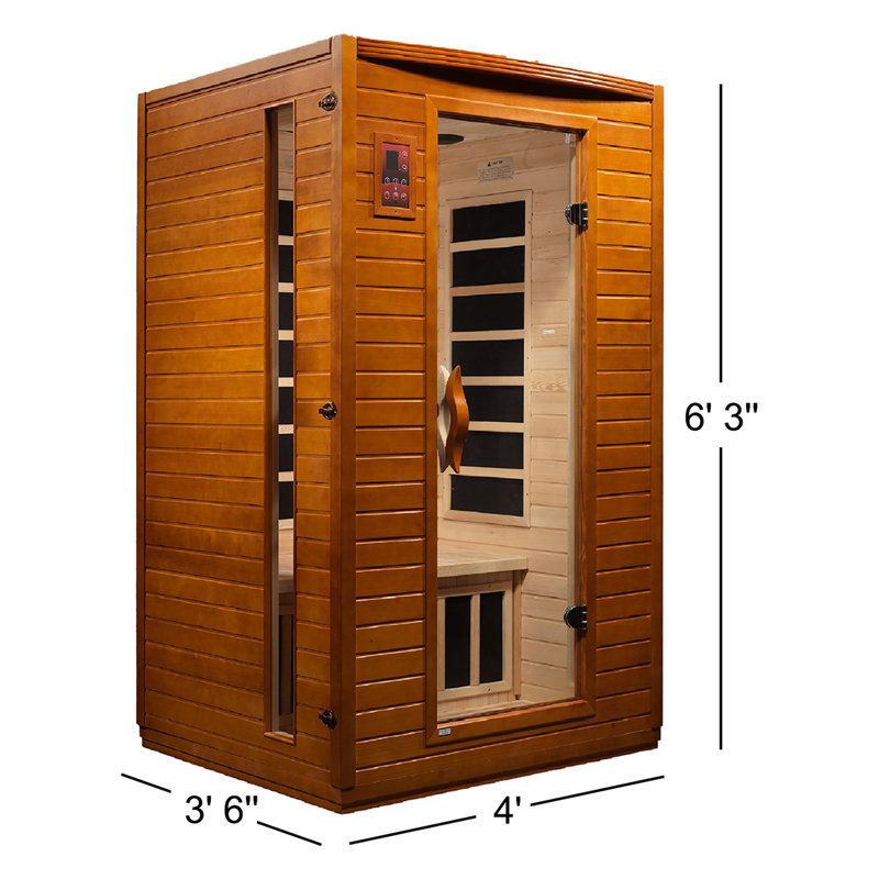 Sauna dynamique Versailles pour 2 personnes très faible EMF FAR IR en pruche du Canada
