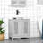 Modern Under Sink Cabinet With 2 Doors, Pedestal Under Sink Bathroom Cupboard, Bathroom Vanity Cabinet With Adjustable Shelves