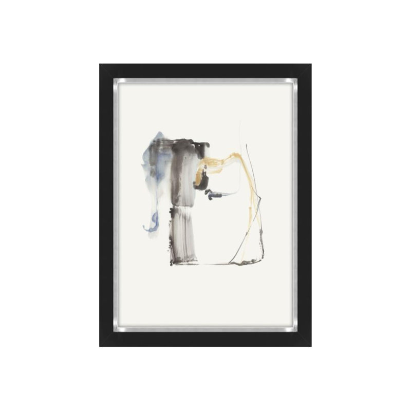 Mono Portion I Painting by FORM Design Studio, 32" H x 24" W x 1.5" D, Glass Coat