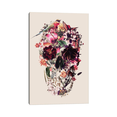 «New Skull Beige» par Ali Gulec, impression sur toile tendue