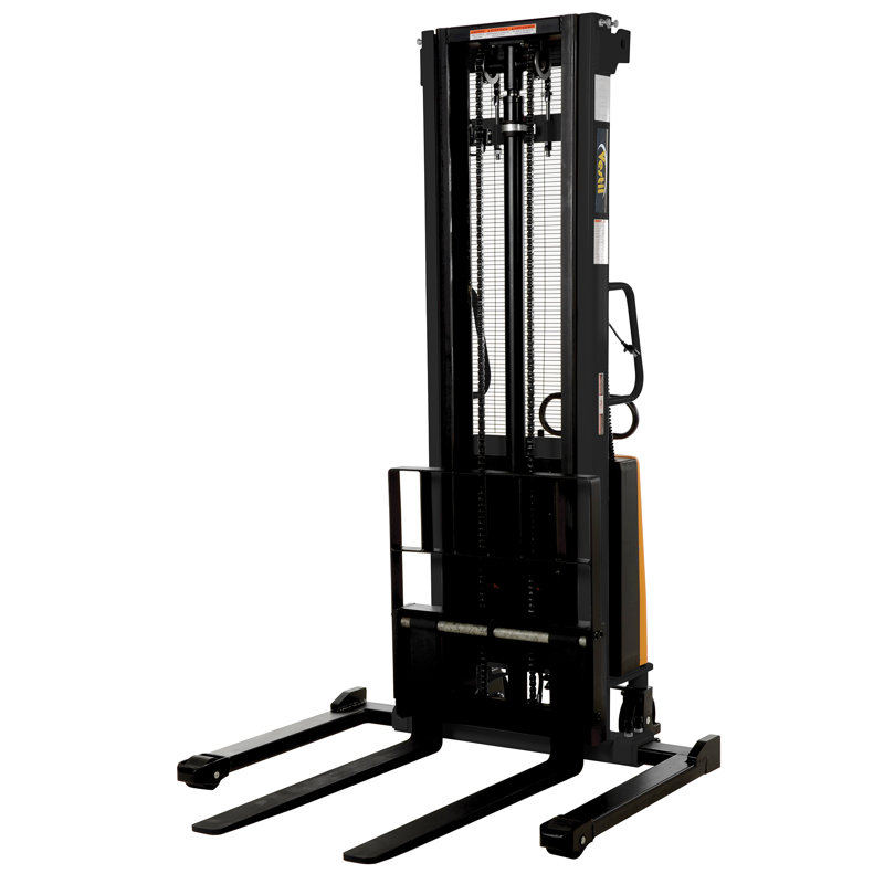 ADJUSTABLE STACKER W/POWERED LIFT 63 IN, 88.5625" H x 58" W x 66.125" D