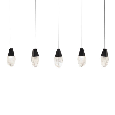 Martini 5 Light Crystal LED Multi-Light Pendant