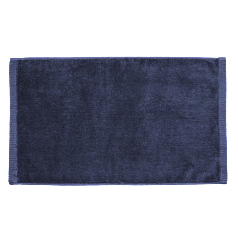 Parushka Cotton Bath Towel, Navy