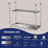 NSF Stainless Steel Prep Table with Adjustable Shelf & Casters, Commercial Work Table for Restaurant Kitchen-118807546