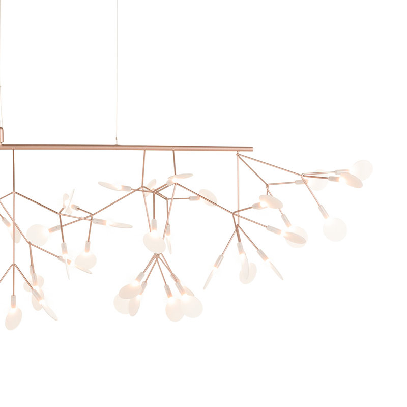 Heracleum III 45 - Light LED Chandelier, Copper
