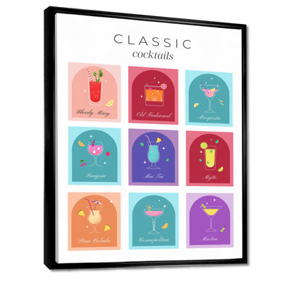 Classic Mocktails - Cocktails Wall Art