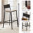 3 Pieces Dining Table Sets, with Fixed Table