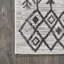 Tapis ivoire / noir Whipe Bohemian-740926478
