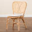 Chaise parsons Chaitan Rattan