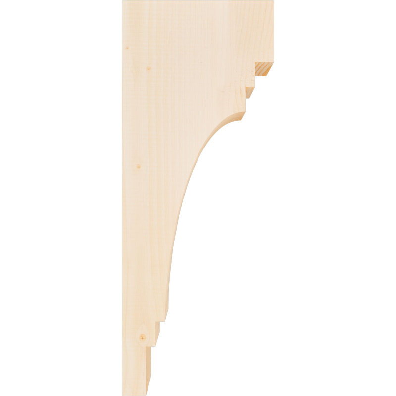 Corbeau Pescadero, H 26 po x l 3,5 po x P 10 po, Sapin de Douglas, Lisse