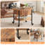 Table basse ronde avec roulettes-1540148491