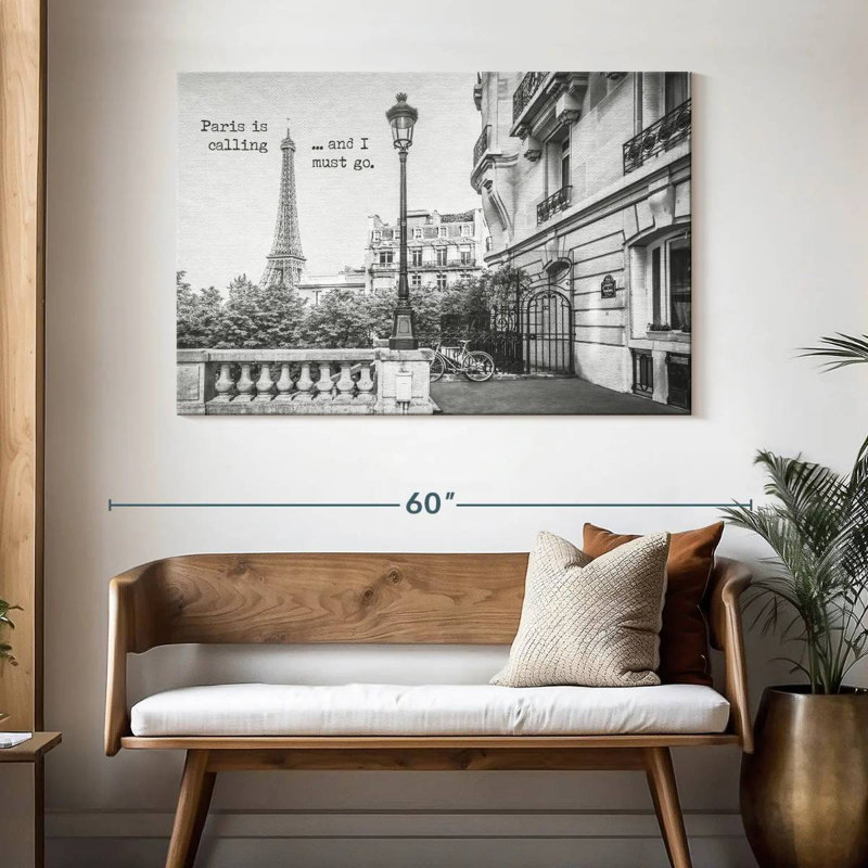 Rorry Paris Is Calling, 32" H x 48" W