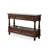 55.12" Dark brown Rectangular Solid Wood Console Table