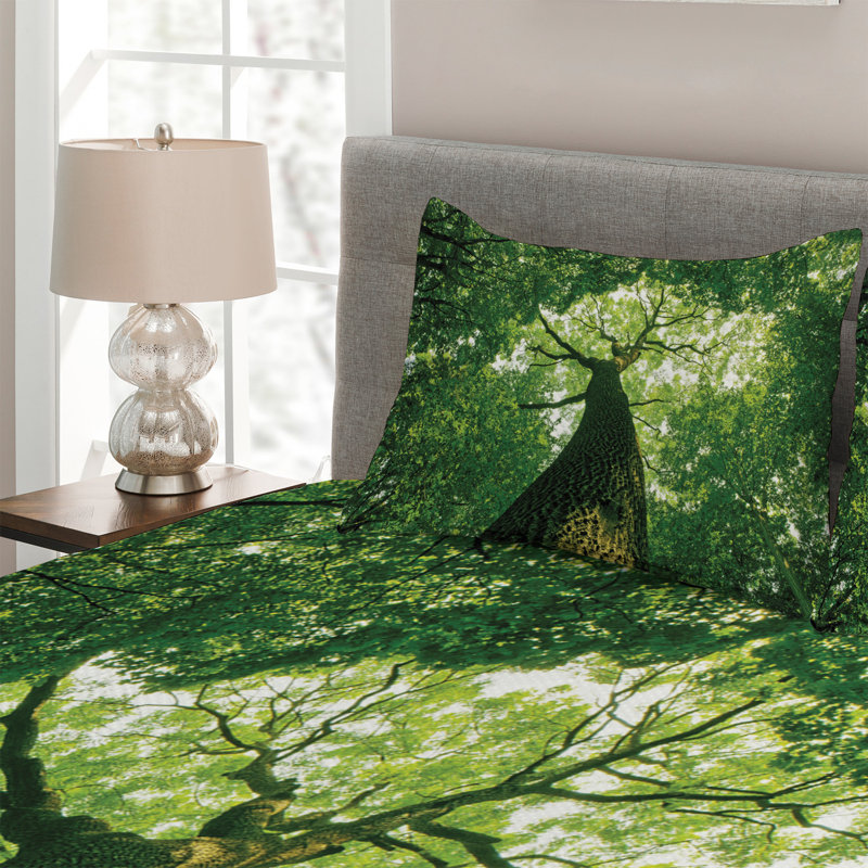 Forest Rustic Polyester Coverlet