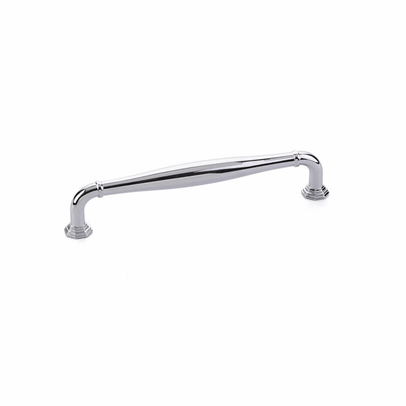 Emtek Blythe Cabinet Pull 6" cc, Polished Chrome, 6"