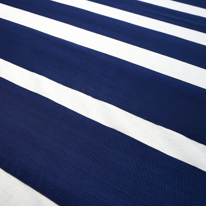 Tissu à panneaux Schumacher x Miles Redd, Bleu marine / ivoire