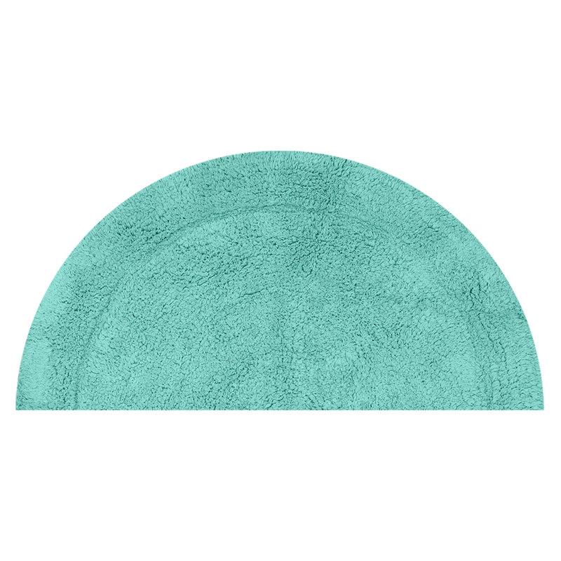 Candeloro Slice Bath Rug 17"x30", Turquoise