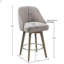 Tabouret de comptoir avec siège pivotant