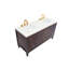 Meuble-lavabo double 59,99988 po avec comptoir en marbre