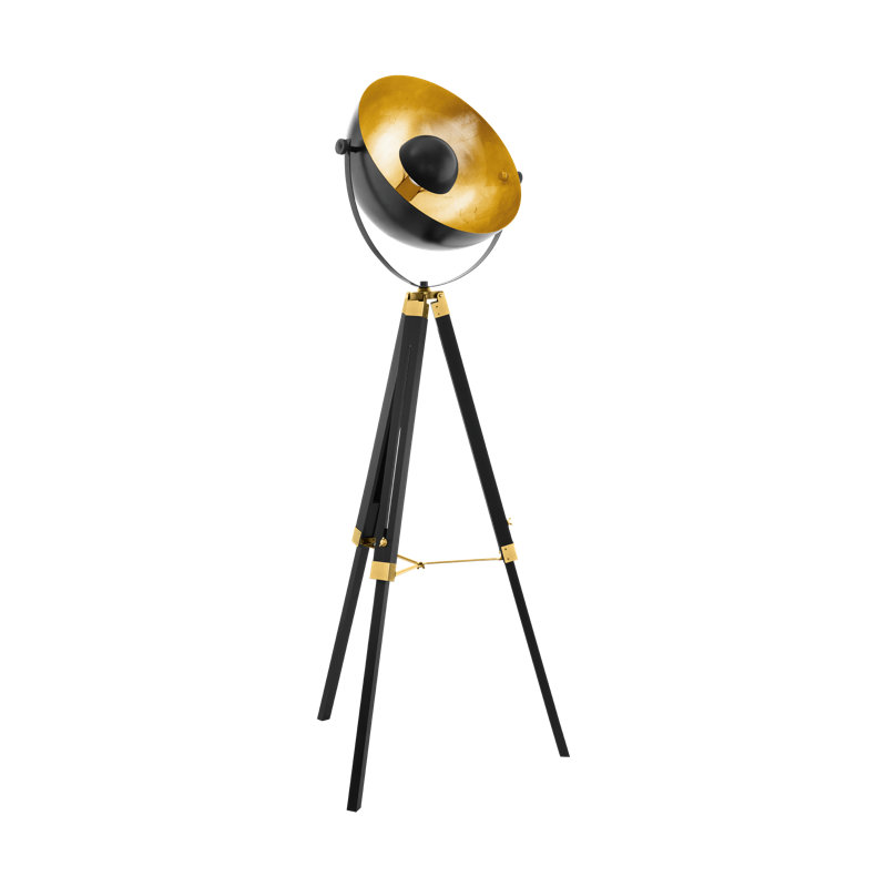 Bush 164cm Matte Tripod Floor Lamp, Black