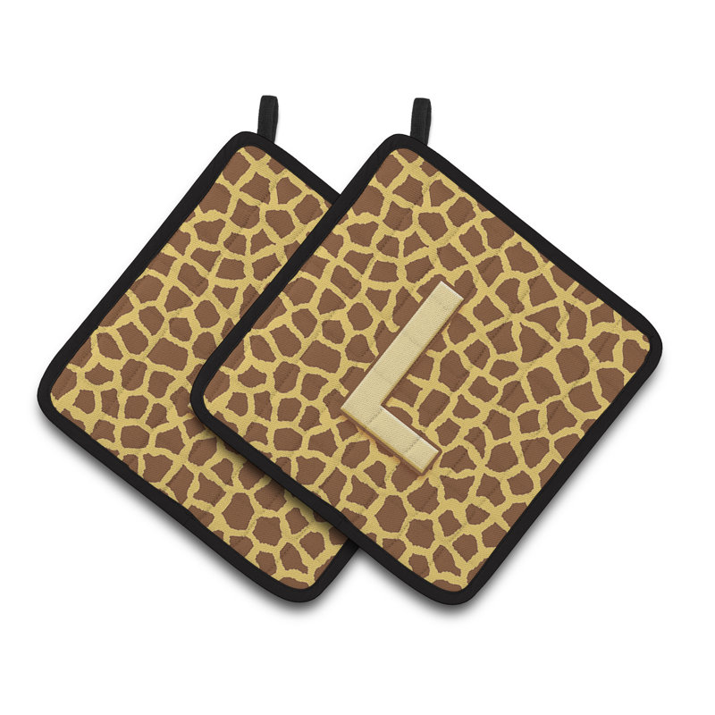 Brown/Yellow manique (ensemble de 2), L