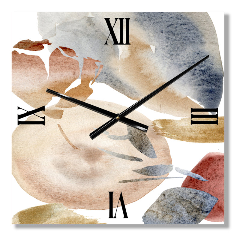 Horloge murale pastel Spots, Grand