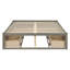 Lit plateforme avec 6 tiroirs de rangement-571425745-571425746