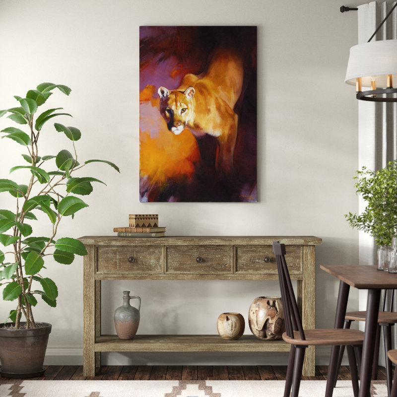 'Out of the Shadows' by Julie Chapman - Painting Print, 122cm H x 81cm W, Wrapped Canvas
