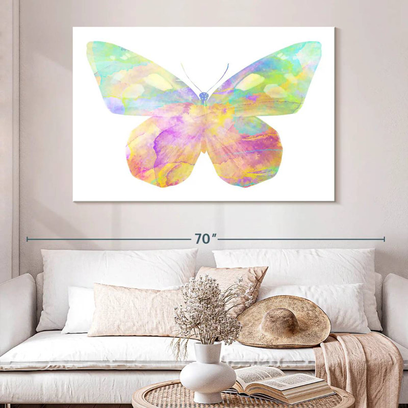 Rainbow Butterfly, 34" H x 51" W