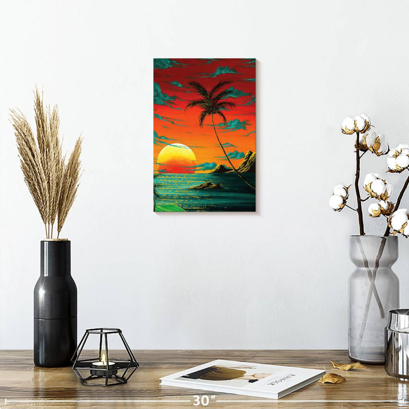 Gillard Tropical Burn, 12" H x 8" W