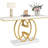 55" Faux Marble Console Table