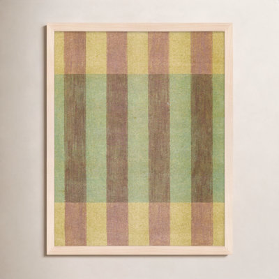 Mauve+Stripe by Mo Neuharth - Framed Wall Art