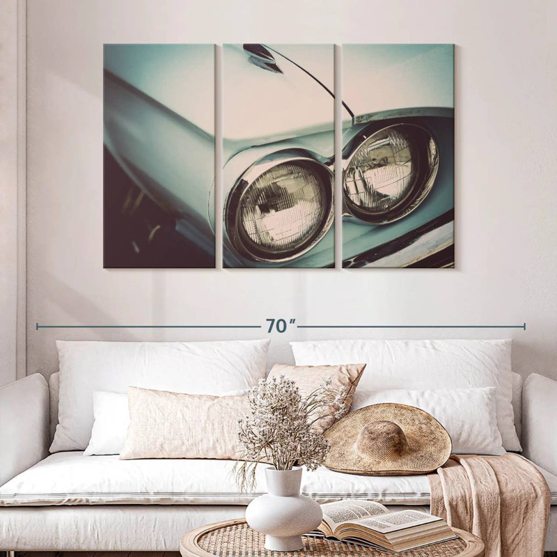 Mehar Old Car Vignette, 32" H x 50" W