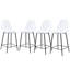 Tabouret de bar moderne et minimaliste avec pieds élégants en métal (ensemble de 4)-720376927-720376925