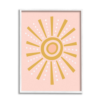 «Whimsical Sun Rays», art de la giclée encadrée par Nina Seven