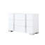 Commode 6 tiroirs Modern White