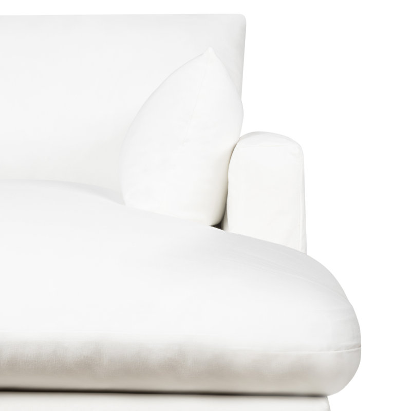 Méridienne Luna, Sergé blanc classique