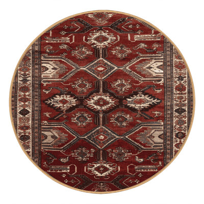 Tapis brun lavable à la machine